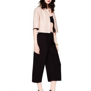 MADISON AVE. FLAGSHIP NWT RARE 2016 Katespade Leather crop Jacket Boutique item